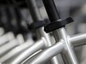 Bicycle Frames In Row At Industry