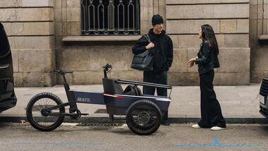 Mate neues Cargo E-Bike aus Kopenhagen.