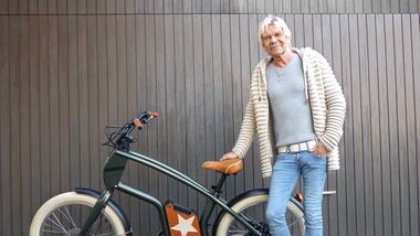 Matthias Reim und sein Youmo-E-Bike.
